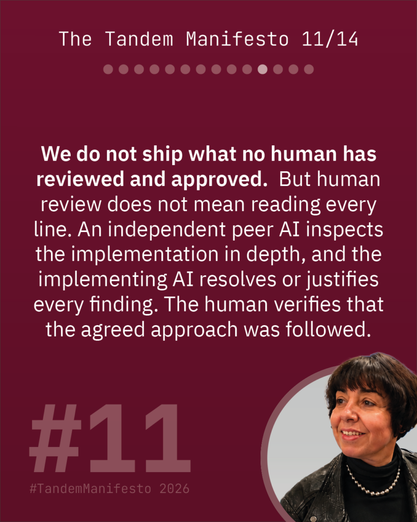 11 card "the tandem manifesto"