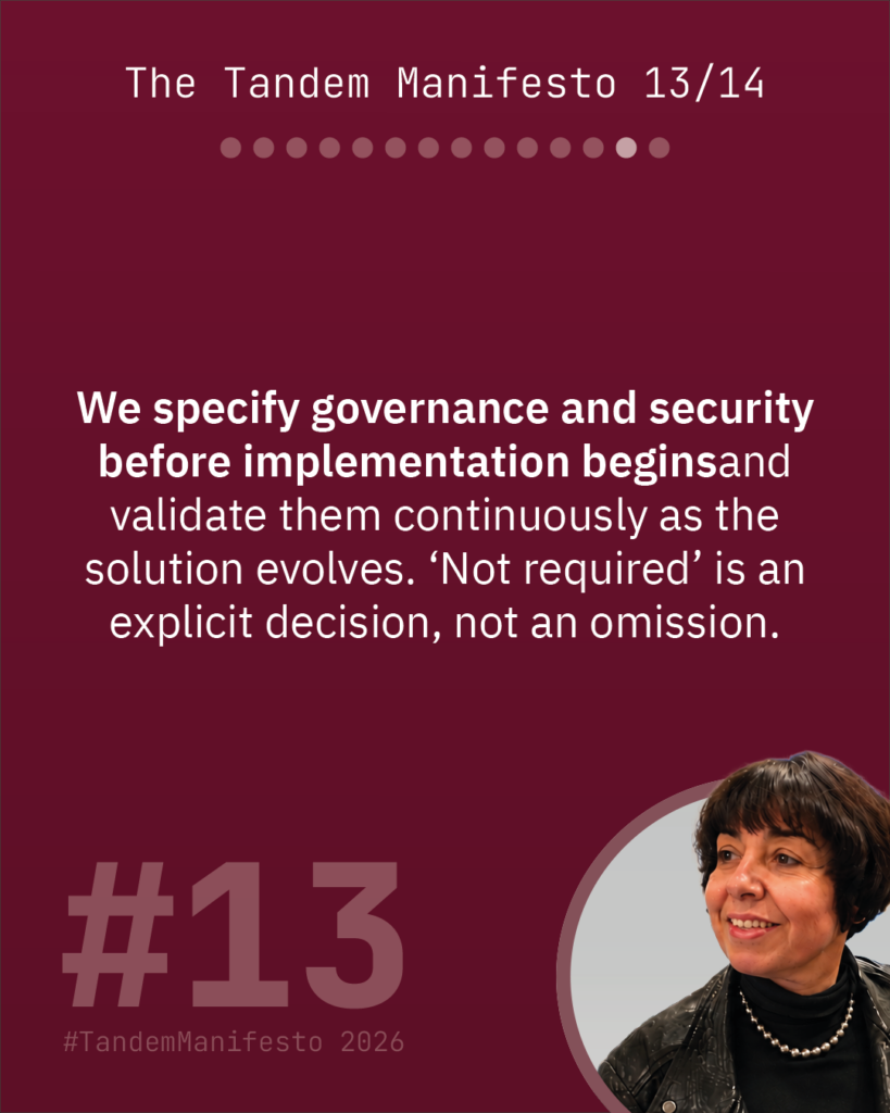 13 card "the tandem manifesto"